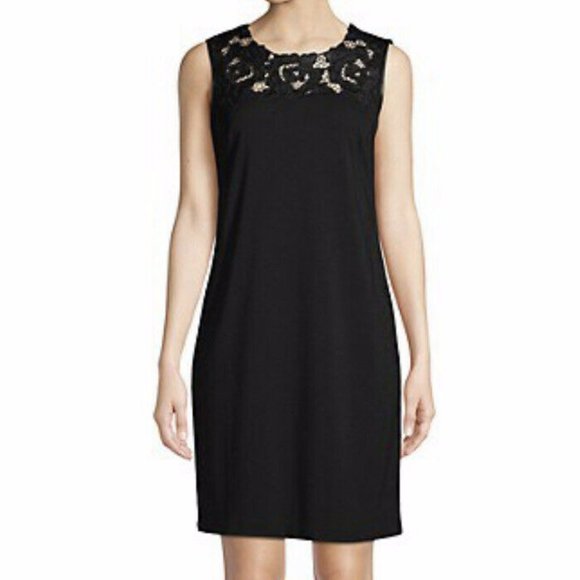 Karl Lagerfeld Dresses & Skirts - 🥳3x Host Pick🎉 KARL LAGERFELD PARIS LACE YOKE SHIFT DRESS, NEW WITH TAG